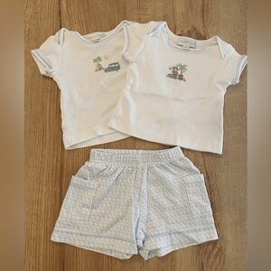 EUC Magnolia Baby Wave Short Set